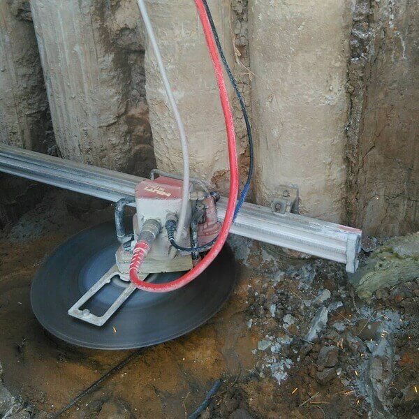 פרויקט ניסור צינורות בטון